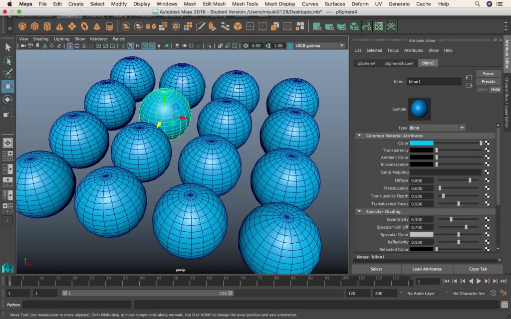 Autodesk Maya マテリアルとuv展開編 Styly