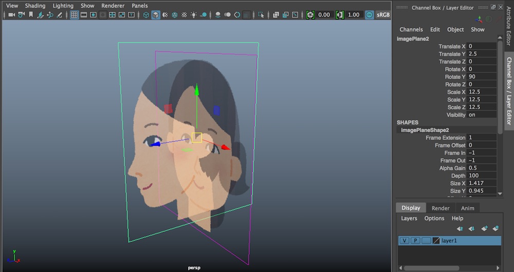 Autodesk Mayaキャラクタ 頭部 のモデリング Styly