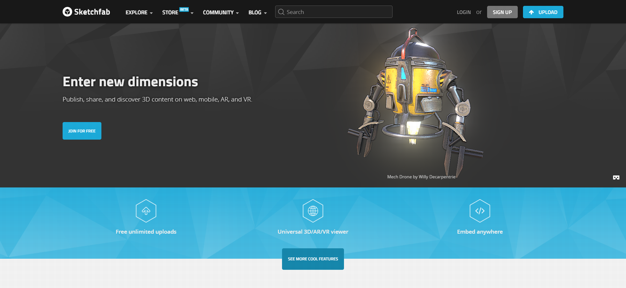 how to download sketchfab models