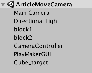 Implement an animation of the camera moving in Unity with PlayMaker ...