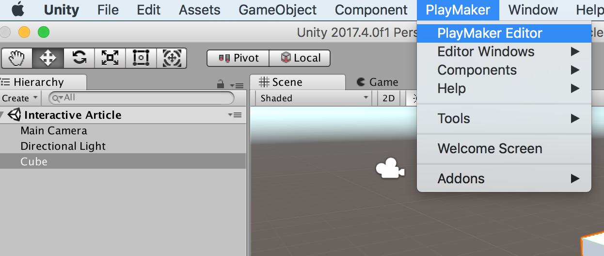 [Unity/Playmaker] Creating Interactive Features in STYLY | STYLY