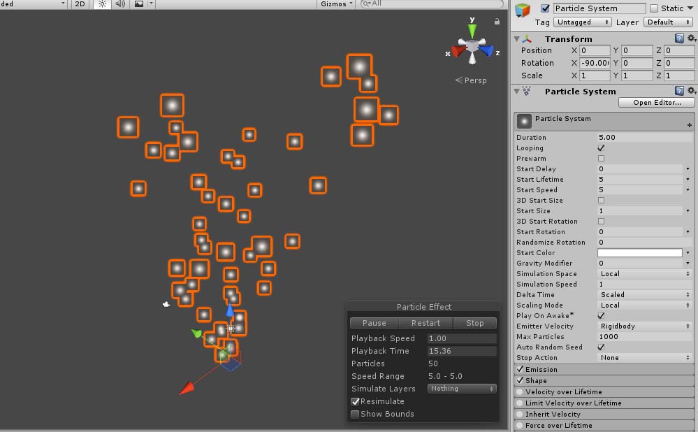 Unityのパーティクルシステムで爆発を作る からあげ編 Styly