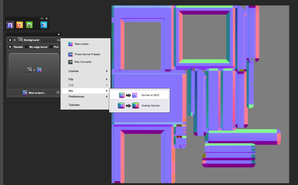 Hologram indicator : tutorial 2 edit normal map normal map with adobe Photoshop and Quixel NDO