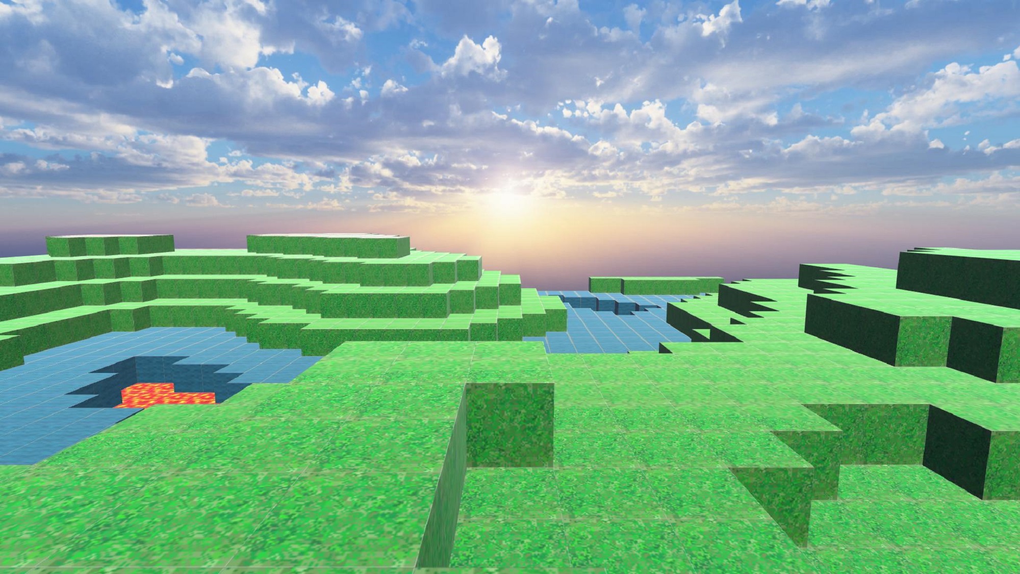 Creating a Minecraft-like landscape and uploading to STYLY -Part 1 of 2-