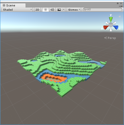 Unity マインクラフト風の地形を作りstylyへアップロードする 前編