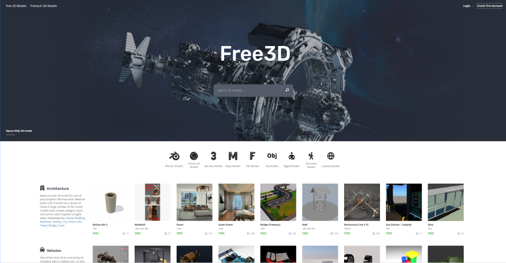 free3D