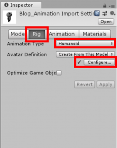 Humanoidにする