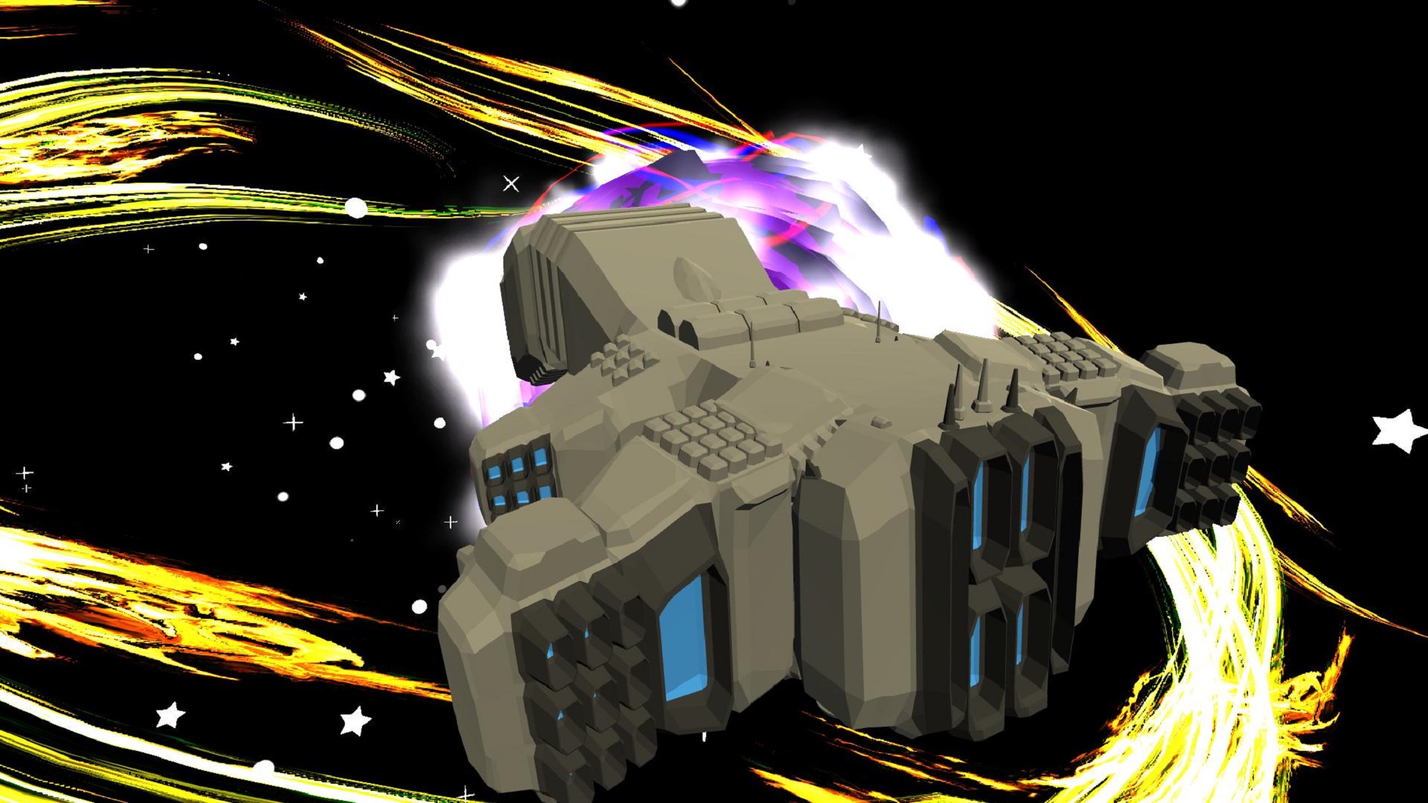 【Blender】アドオン紹介 宇宙船モデルを自動生成「Spaceship Generator」