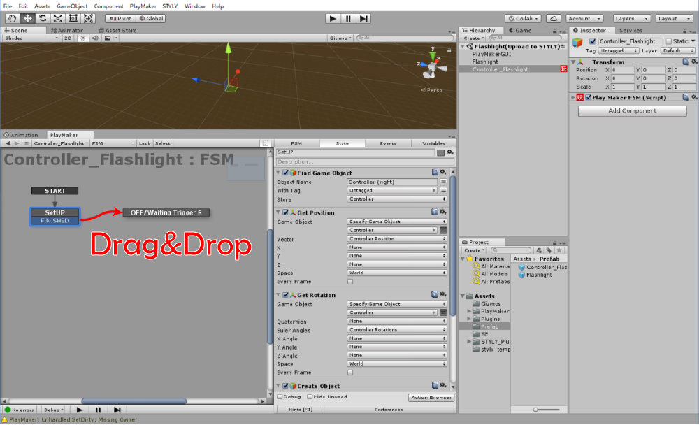 Flashlight Script Unity