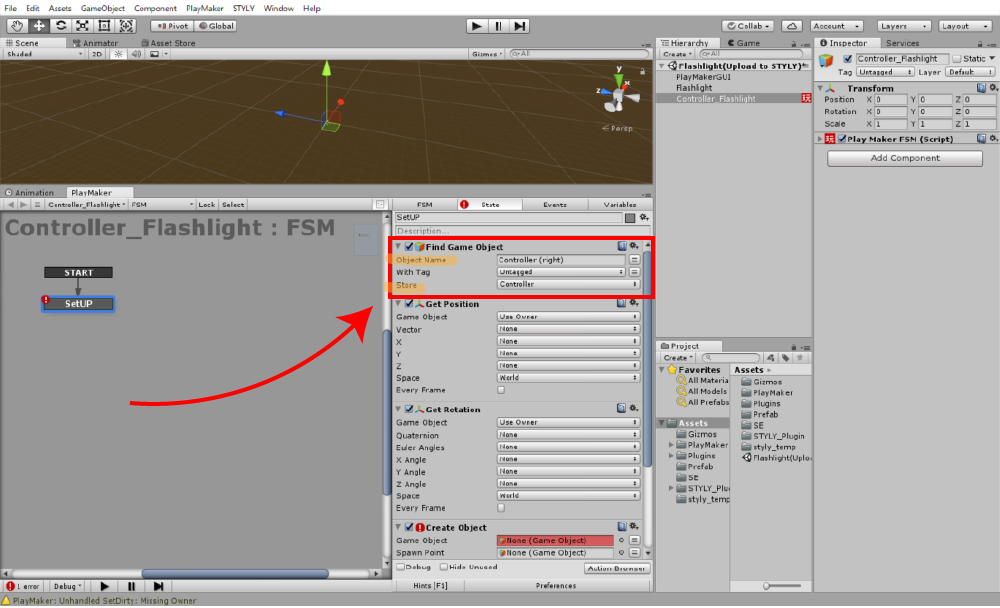 Make A Flashlight With Lights In Unity Styly