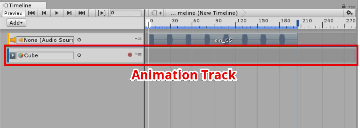 作成されたAnimationTrack