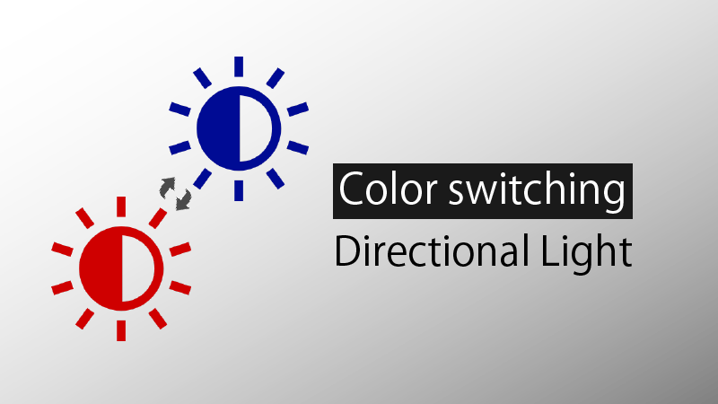 Color Switching Directional Light