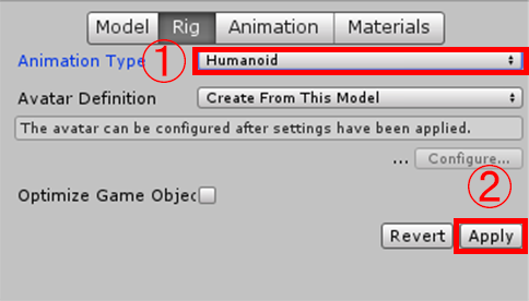 Selecting Humanoid