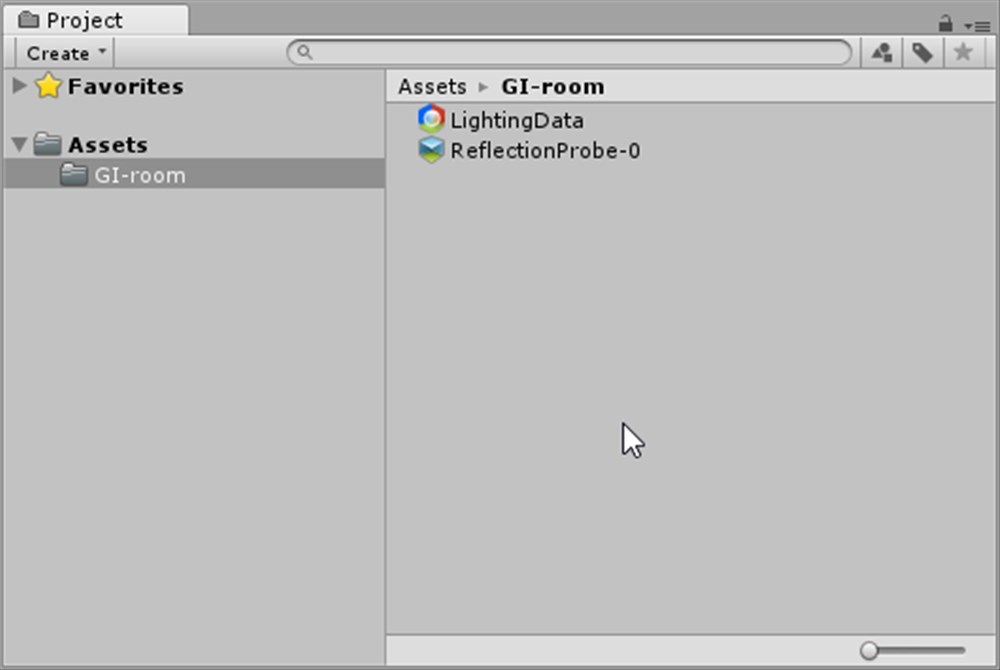 Lightingデータができている