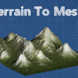 [Unity] Separate Terrain into Mesh and Texture with ‘Terrain To Mesh’