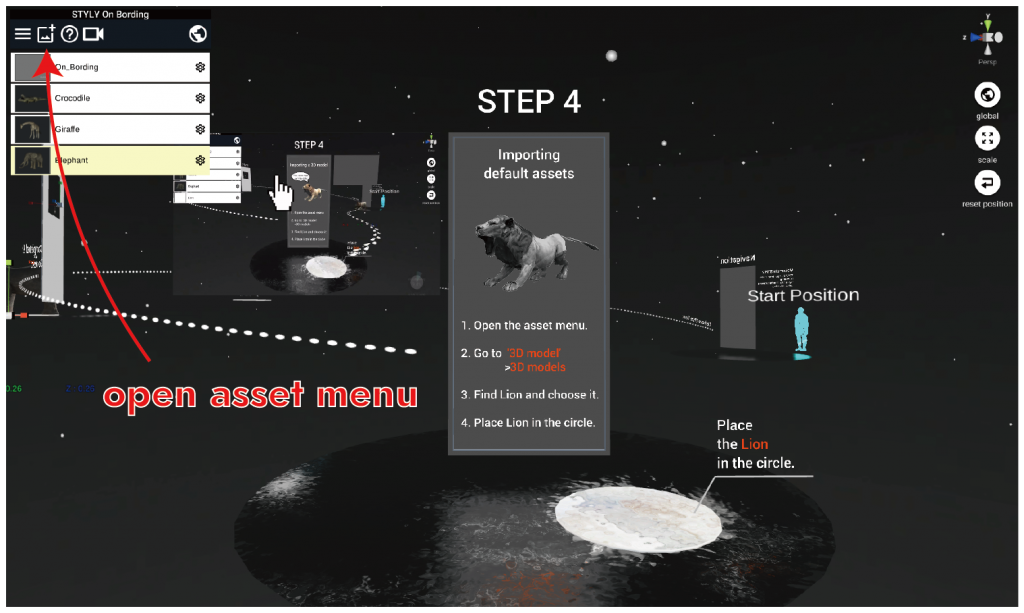 Importing default assets