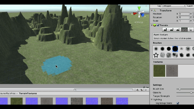 unity 3d terrain