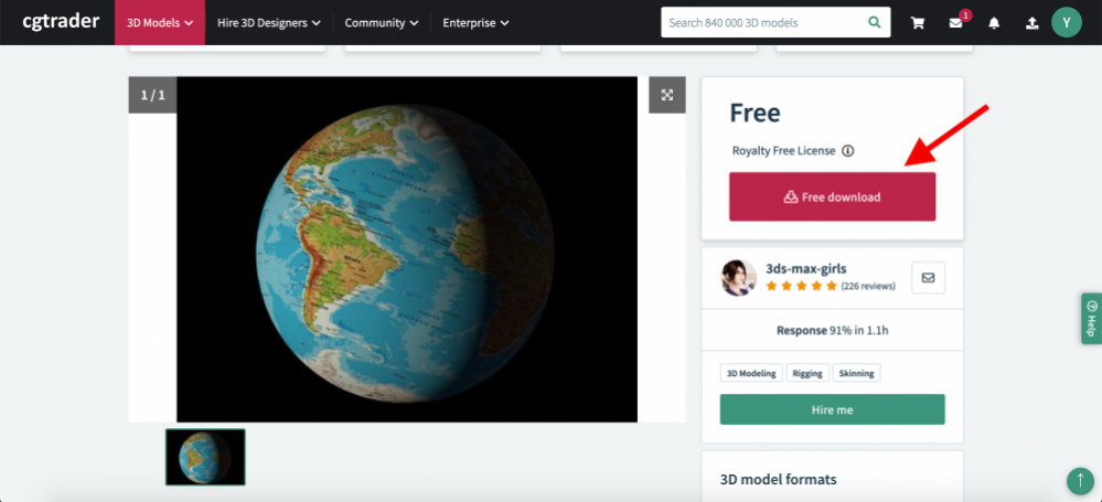 [Free 3D Model Material Site] How to Use CGtrader | STYLY