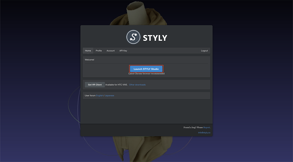 [CLO/3D] How to Export a Model and Upload to STYLY | STYLY
