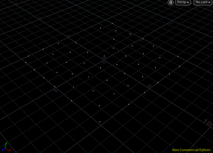 Scatterノードで作成した点群