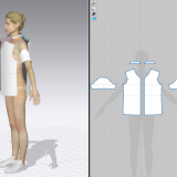 【CLO/3D】アバターに洋服を着せる 縫い合わせのシミュレーション