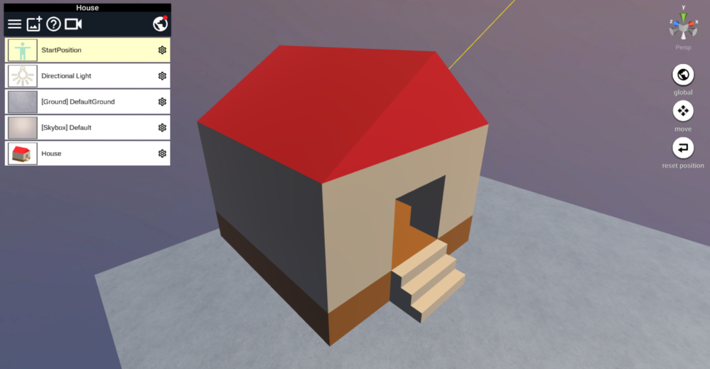 Uploading a simple house to STYLY
