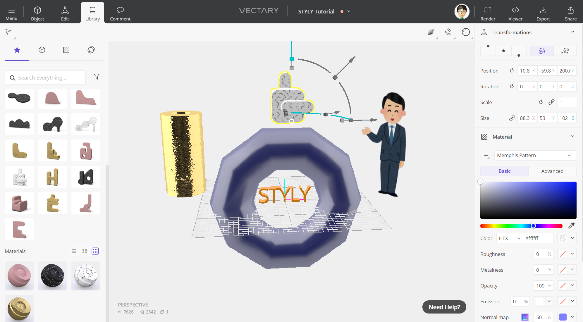 3DCGモデリングツール「VECTARY」使い方解説【PCブラウザ】  STYLY