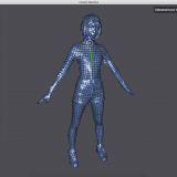 Automatic retopology using Instant Meshes