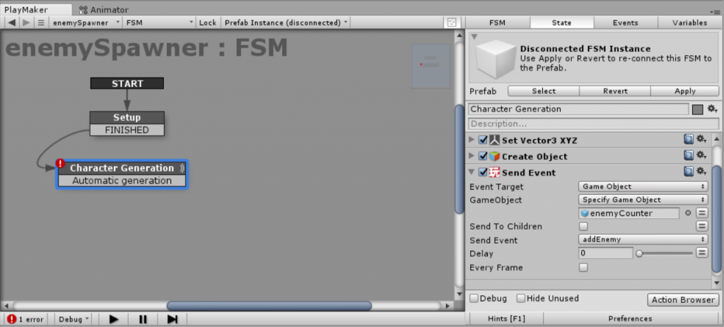 [Unity/Playmaker] How to make a VR shooting game and generate enemy ...