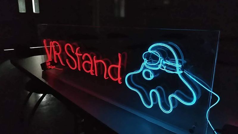 Signage for Red Bull VR Stand