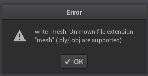 Instant Meshes_Error