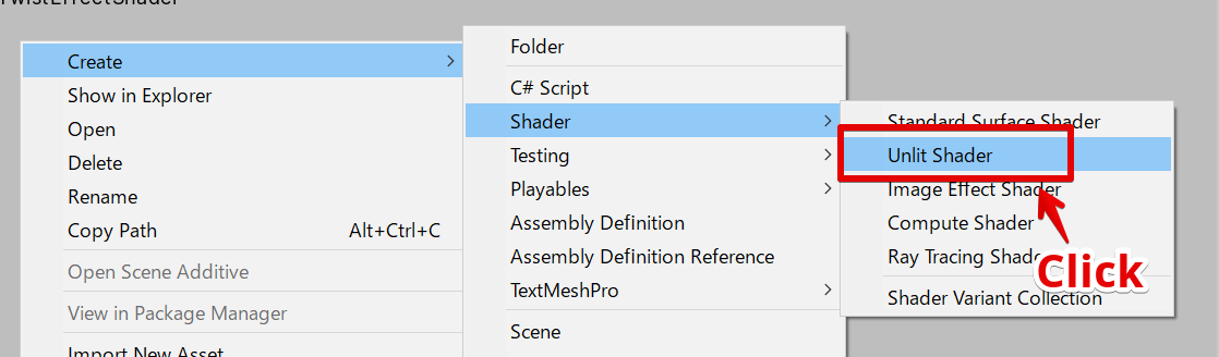 Creating a Shader