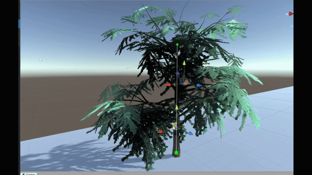  Working with trees using Bézier curves