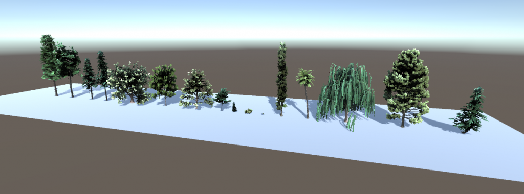 how to grow blender trees in unity