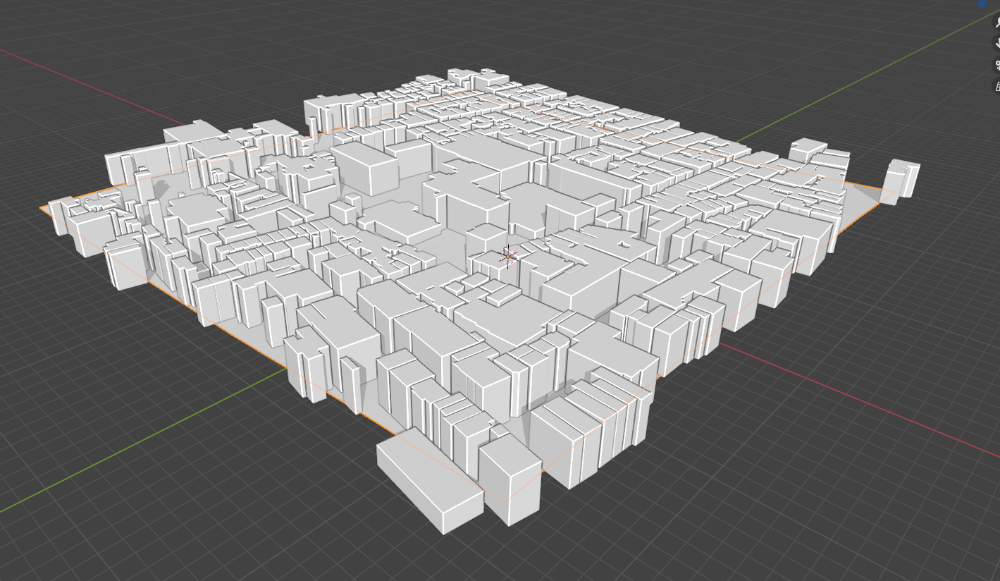 Blender Gisを利用して街並みを作ってみる その2 Styly