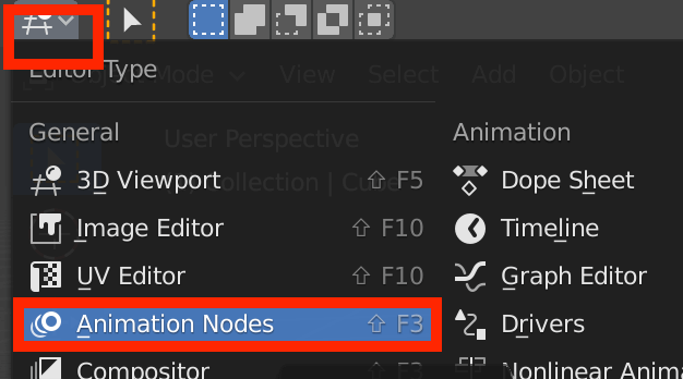 Select Animation Nodes