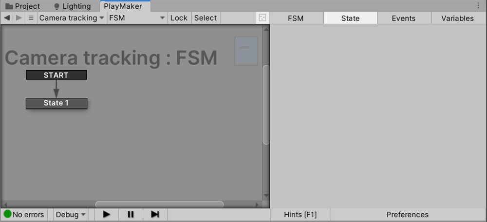  Add a FSM to camera tracking