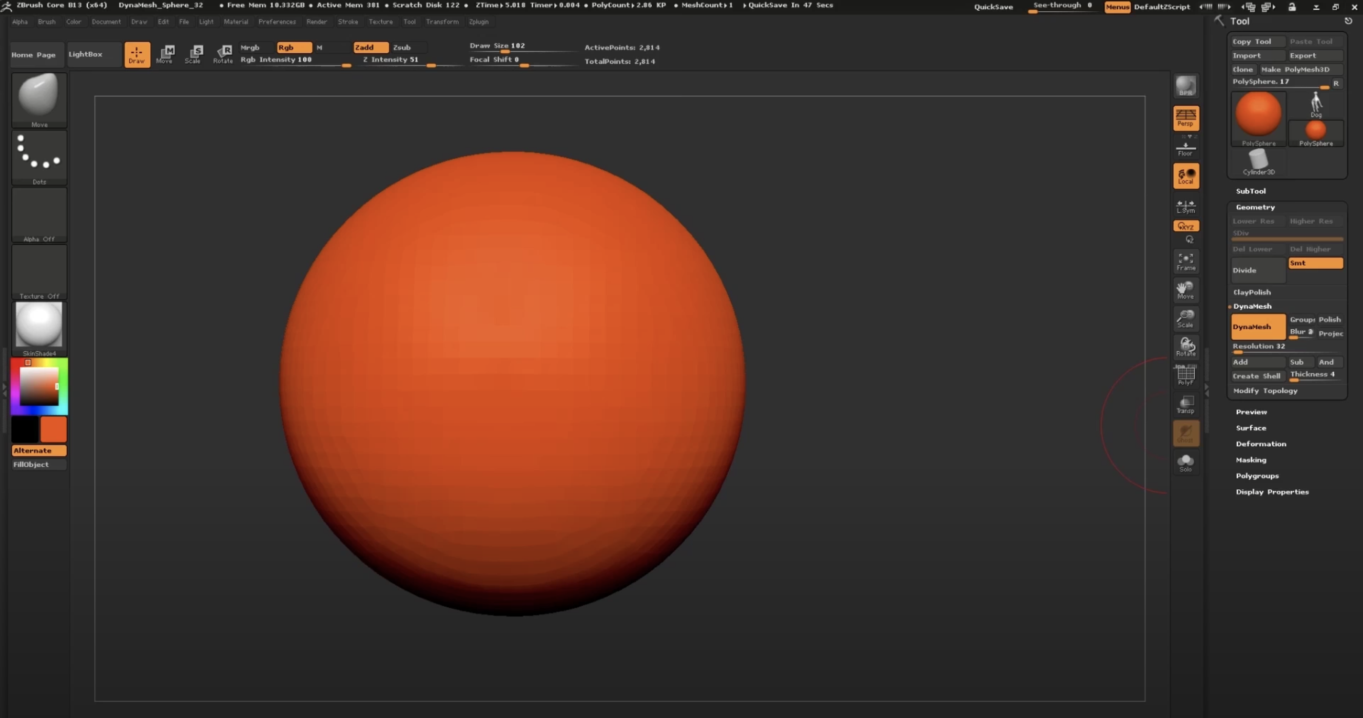 zbrush core optimization