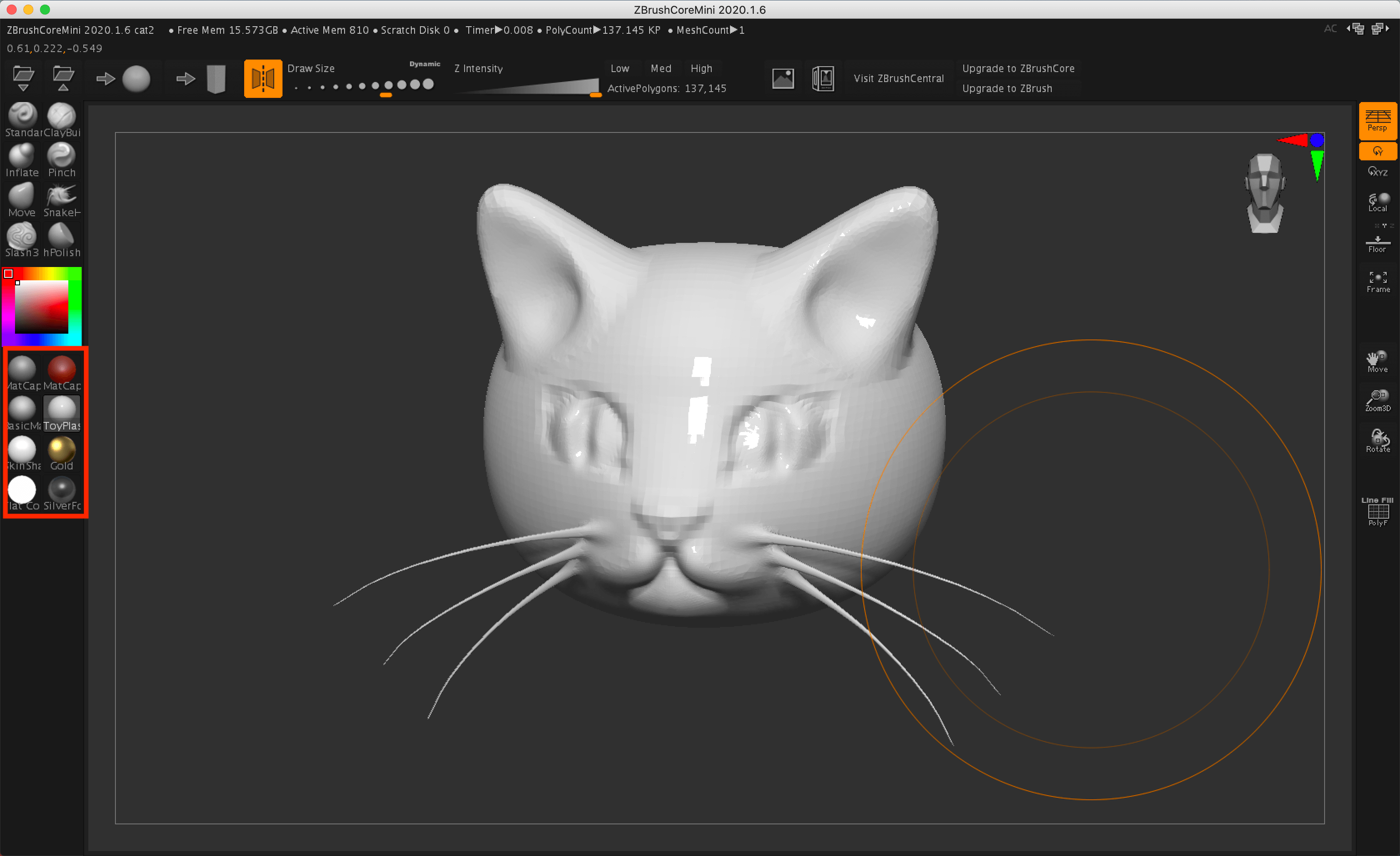 open obj in zbrush core