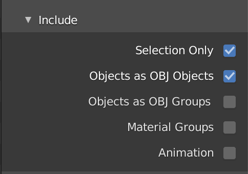 Selection Onlyにチェック