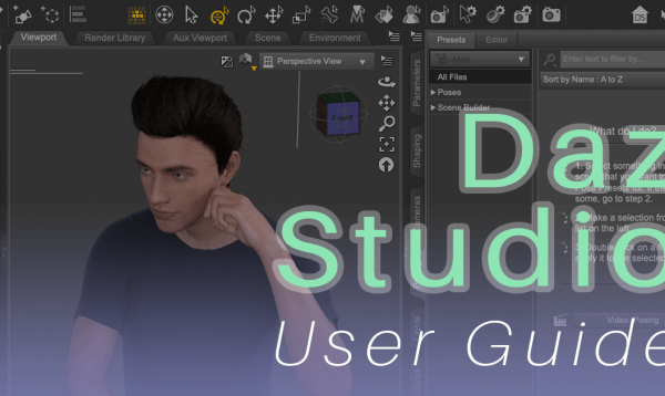 DAZ Studio] (2) Customizing Human Body Textures in Photoshop | STYLY