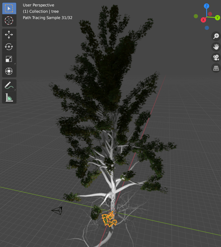 [Blender] How to create a tree with the free addon "Modular Tree addon