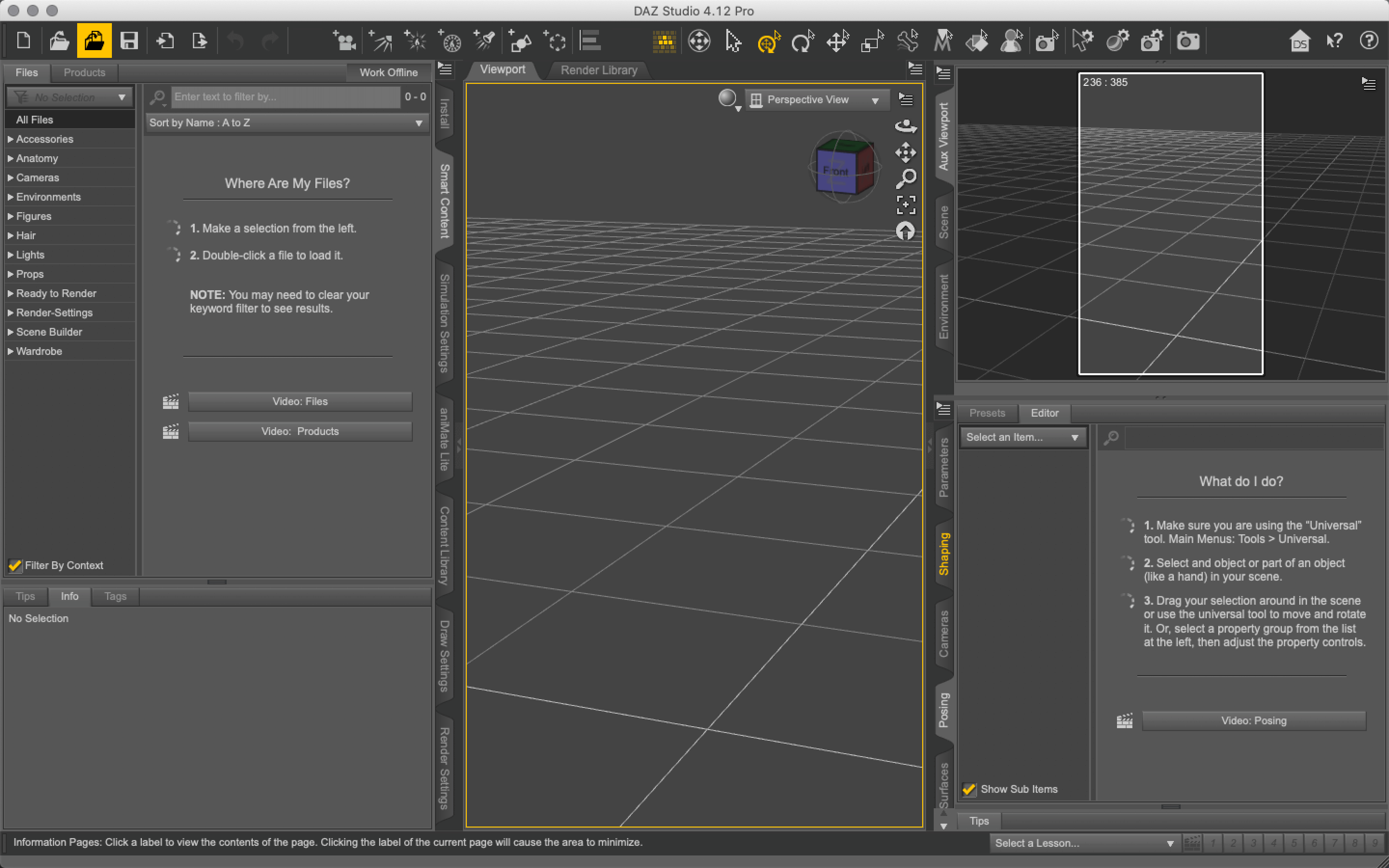 tool to find and import existing daz 3d models