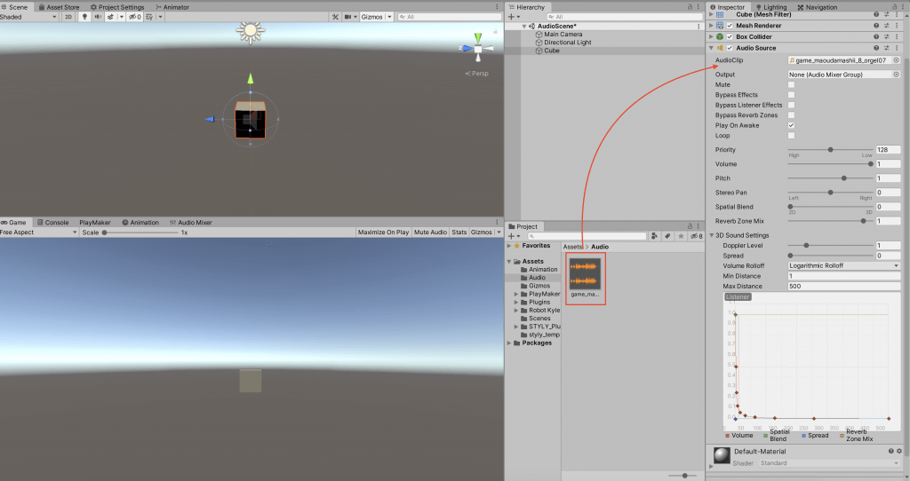 Unity - Manual: Audio Source