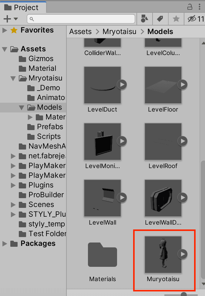 Where to store the fbx files