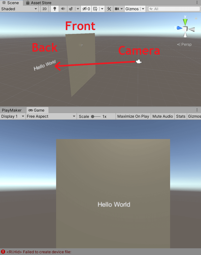 unity 3d text blurry