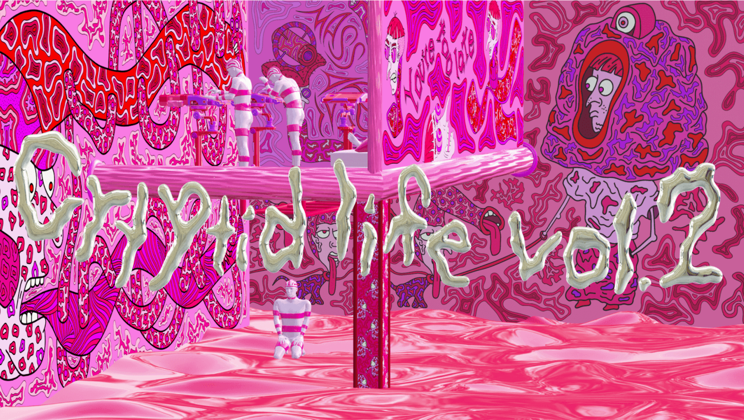 極彩色の肉イラストレーションを Vr空間に蔓延させる Cryptid Life Vol 2 Styly Online Tour Tomoro Kinoshita レポート Styly