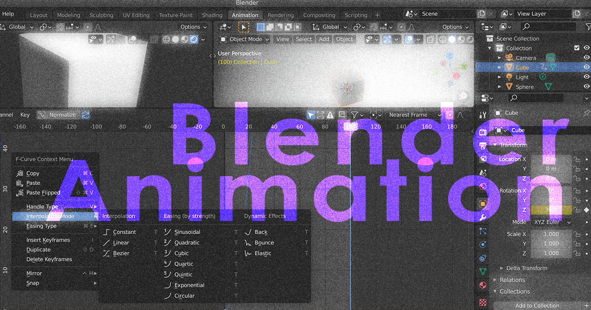 Introduction to Blender] How to make animation | STYLY