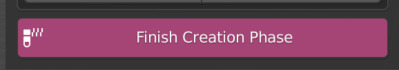 Finish Creation Phase
