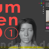 【Blenderアドオン】HumGen3Dでバーチャルヒューマンを作る ①「インストール、人体の設定方法編」